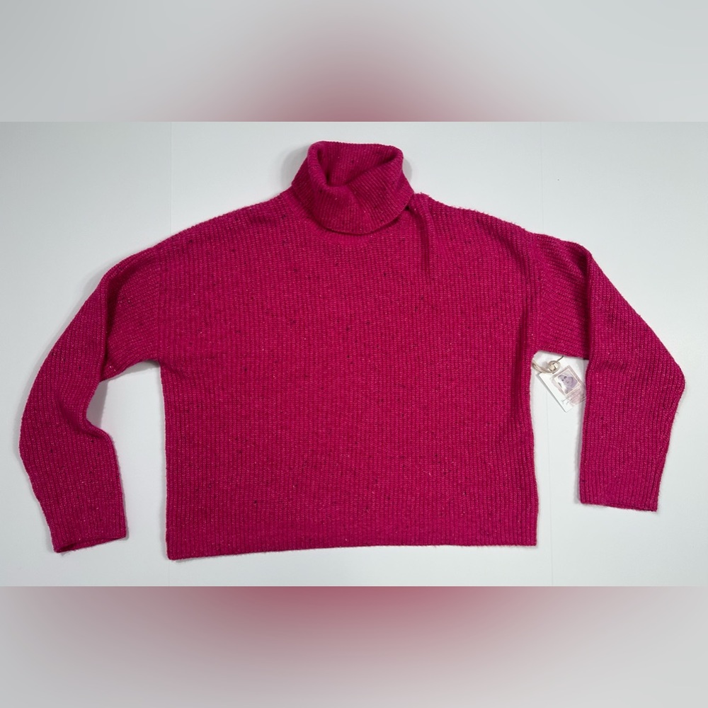 NWT Jessica Simpson Turtleneck Sweater- Speckled Pink- Size Large